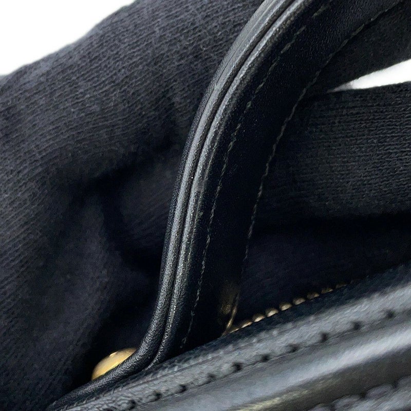 シャネル チェーンショルダーバッグ CCフィリグリー バニティバッグ キャビアスキン A93343 CHANEL 黒