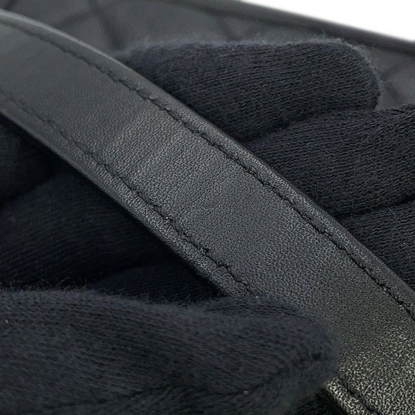 シャネル チェーンショルダーバッグ CCフィリグリー バニティバッグ キャビアスキン A93343 CHANEL 黒