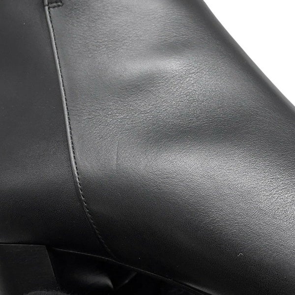 エルメス ブーツ サンジェルマン カーフレザー レディースサイズ36 HERMES 靴 黒