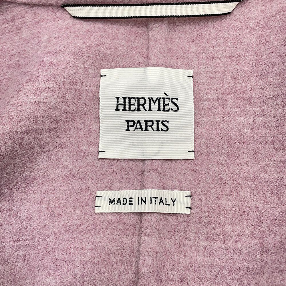 エルメス コート カシミヤ レディースサイズ34 HERMES アウター | 中古