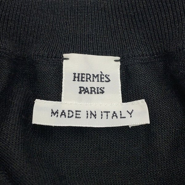 エルメス カーディガン Palefroi Remix パルフロワ・リミックス ツイルレーヌ レディースサイズ36 HERMES 黒