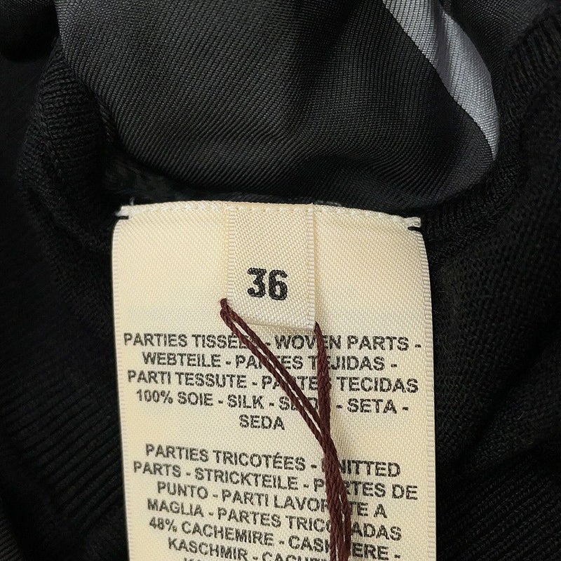 エルメス 半袖ニット Palefroi Remix パルフロワ・リミックス ツイルレーヌ・ショートスリーブニット レディースサイズ36 HERMES 黒