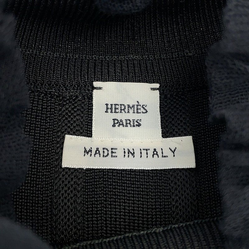 エルメス ニット ロングスリーブ レディースサイズ36 HERMES トップス 黒