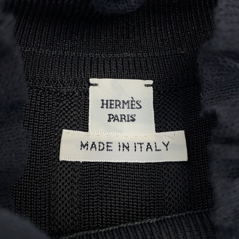 エルメス ニット ロングスリーブ レディースサイズ36 HERMES トップス 黒