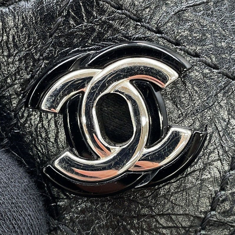 シャネル ショルダーバッグ バケット ココマーク マトラッセ CHANEL 黒