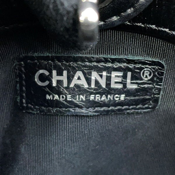シャネル ショルダーバッグ バケット ココマーク マトラッセ CHANEL 黒