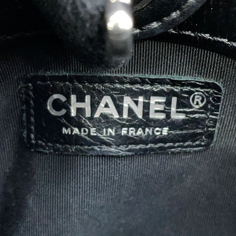 シャネル ショルダーバッグ バケット ココマーク マトラッセ CHANEL 黒