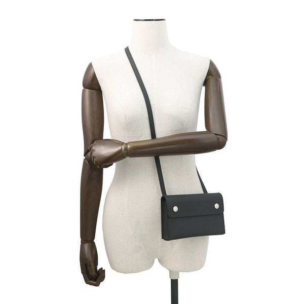 エルメス ショルダーウォレット ナップ トゥーゴー ブラック/シルバー金具 エプソン W刻印 黒