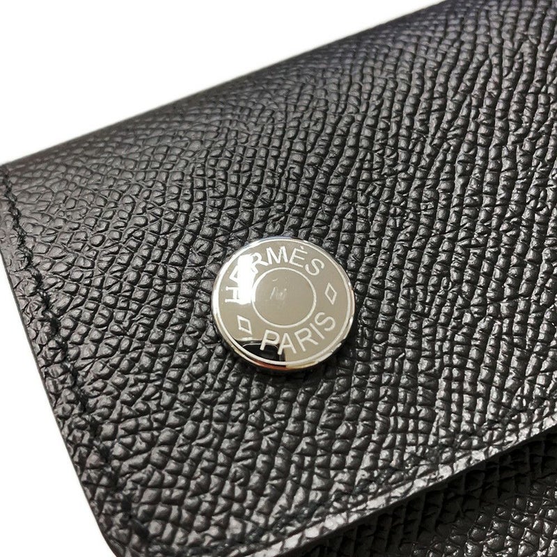 エルメス ショルダーウォレット ナップ トゥーゴー ブラック/シルバー金具 エプソン W刻印 黒