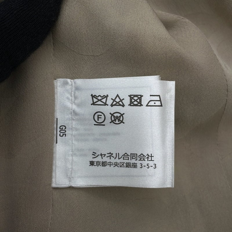 シャネル ジャケット ツイード ノーカラー ショート丈 レディースサイズ38 P62411V47773 CHANEL アパレル アウター