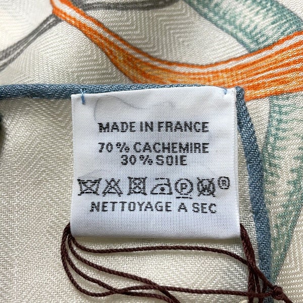 エルメス ストール カレ140 カレジェアン エルメスの世界 LE MONDE D'HERMES カシミヤ シルク 2025秋冬