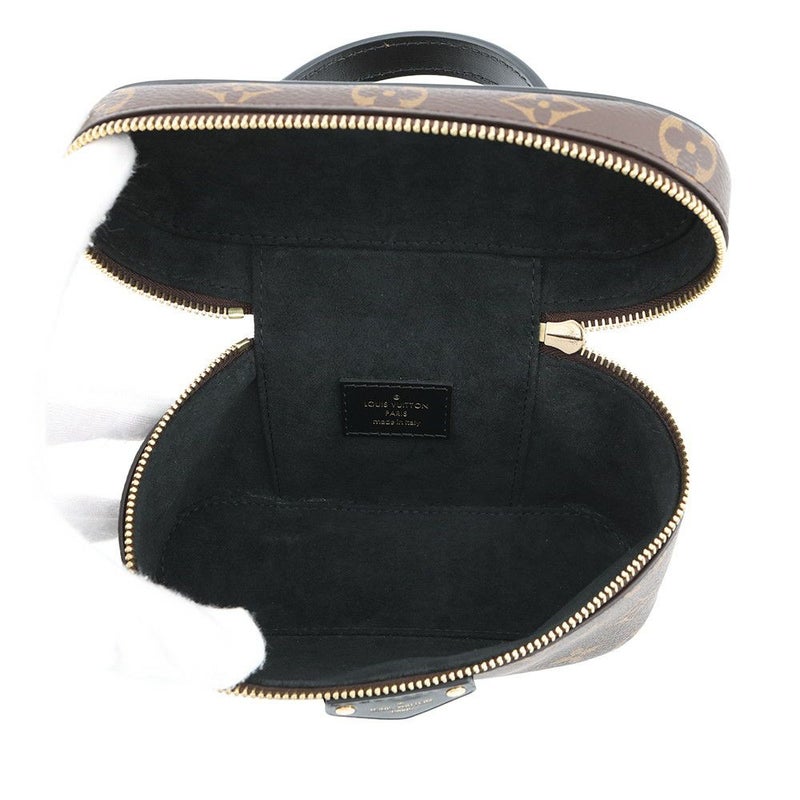 ルイヴィトン ハンドバッグ モノグラム・リバース ヴァニティ・チェーン ポーチ M47125 ヴィトン 2way ショルダーバッグ ブラック 黒