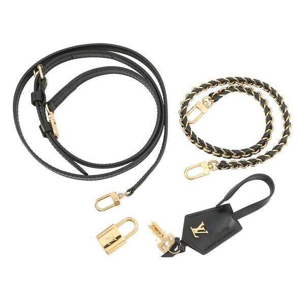 ルイヴィトン ハンドバッグ モノグラム・リバース ヴァニティ・チェーン ポーチ M47125 ヴィトン 2way ショルダーバッグ ブラック 黒