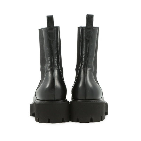 シャネル ショートブーツ サイドゴア レザー パテント レディースサイズ38C G38218 CHANEL 靴 黒