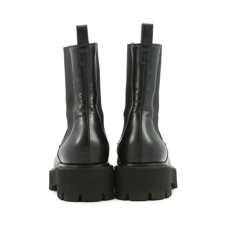 シャネル ショートブーツ サイドゴア レザー パテント レディースサイズ38C G38218 CHANEL 靴 黒