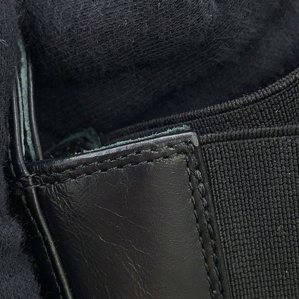 シャネル ショートブーツ サイドゴア レザー パテント レディースサイズ38C G38218 CHANEL 靴 黒