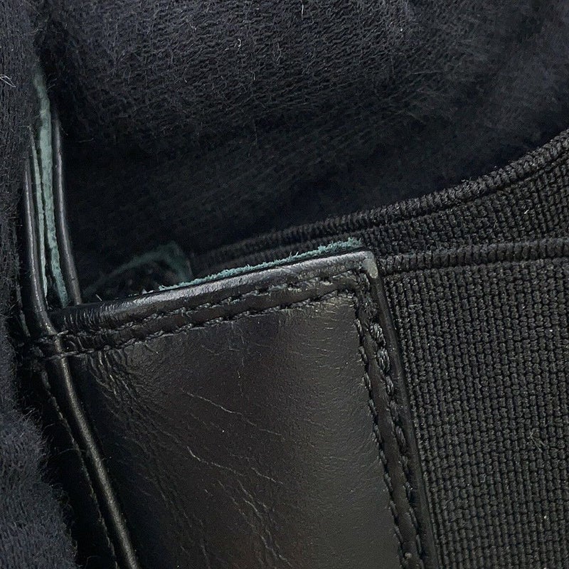 シャネル ショートブーツ サイドゴア レザー パテント レディースサイズ38C G38218 CHANEL 靴 黒