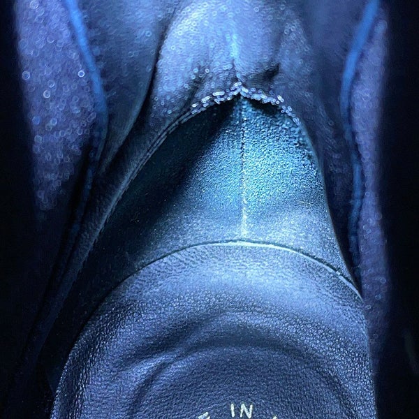 シャネル ショートブーツ サイドゴア レザー パテント レディースサイズ38C G38218 CHANEL 靴 黒