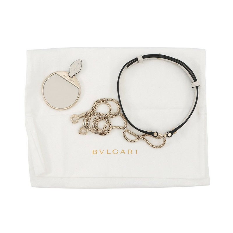 ブルガリ ハンドバッグ セルペンティ フォーエバー トップハンドル S カーフレザー 29072 BVLGARI 2way 白