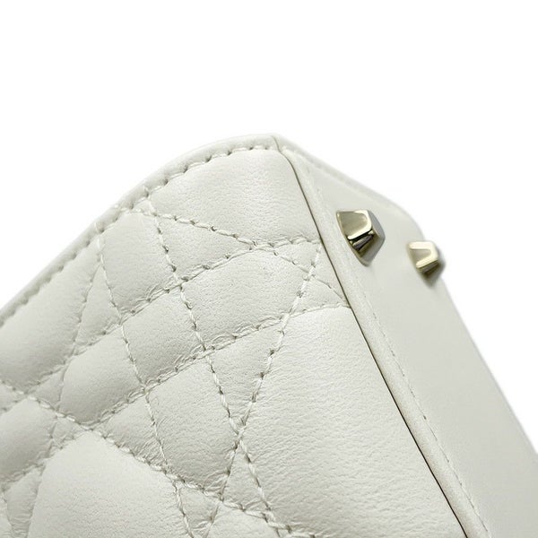 ディオール ハンドバッグ カナージュ レディディオール ミニ ラムスキン リザード M0505ONRV_M932 2way 白