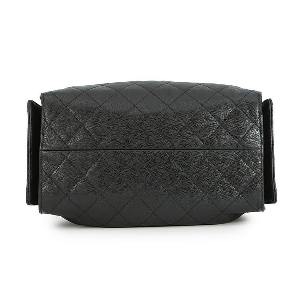 シャネル チェーンショルダーバッグ ココマーク CHANEL25 スモール キャビアスキン AS5293 CHANEL 黒