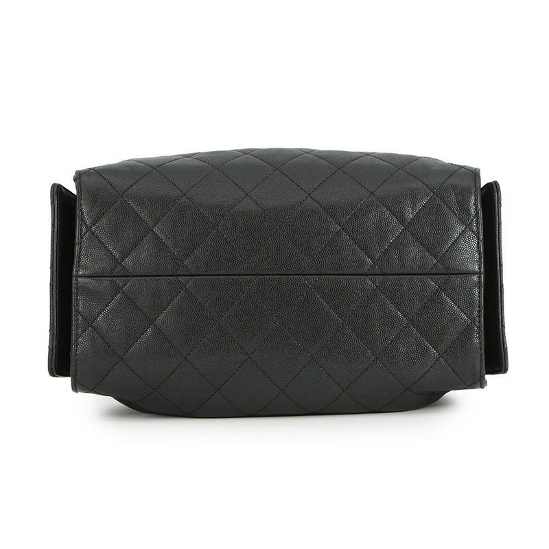 シャネル チェーンショルダーバッグ ココマーク CHANEL25 スモール キャビアスキン AS5293 CHANEL 黒