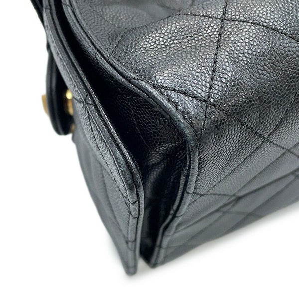 シャネル チェーンショルダーバッグ ココマーク CHANEL25 スモール キャビアスキン AS5293 CHANEL 黒