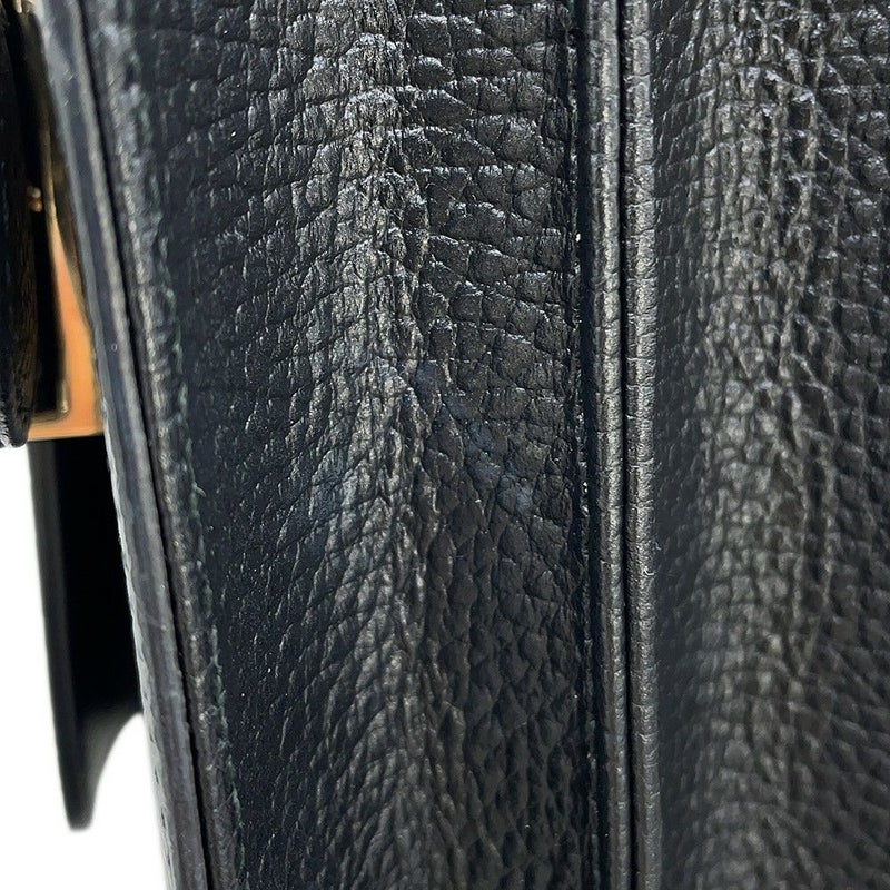 グッチ チェーンショルダーバッグ インターロッキングG レザー 510304 GUCCI アウトレット品 黒