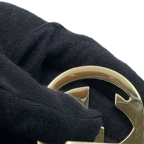 グッチ チェーンショルダーバッグ インターロッキングG レザー 510304 GUCCI アウトレット品 黒