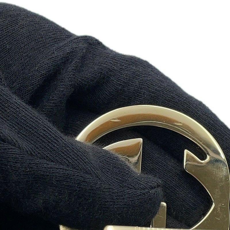 グッチ チェーンショルダーバッグ インターロッキングG レザー 510304 GUCCI アウトレット品 黒