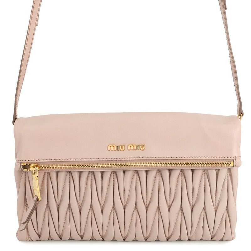 ミュウミュウ ショルダーバッグ マテラッセ クラッチ レザー RP0357 MIUMIU 2way