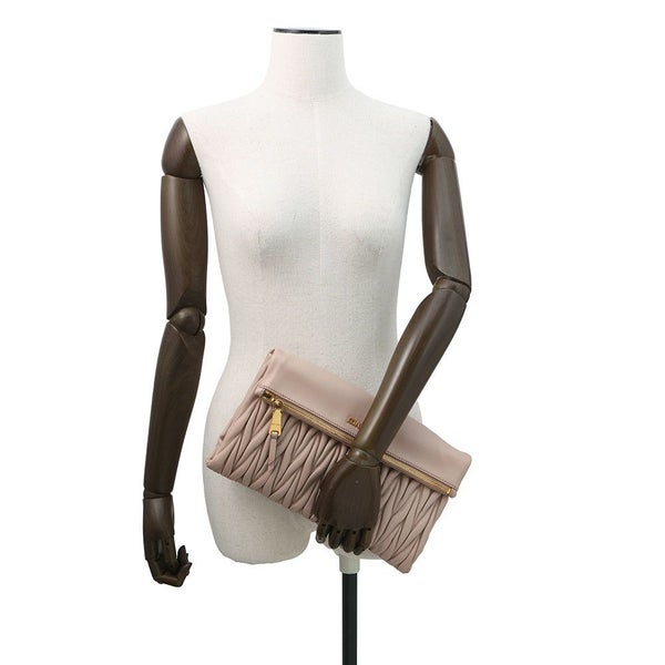 ミュウミュウ ショルダーバッグ マテラッセ クラッチ レザー RP0357 MIUMIU 2way