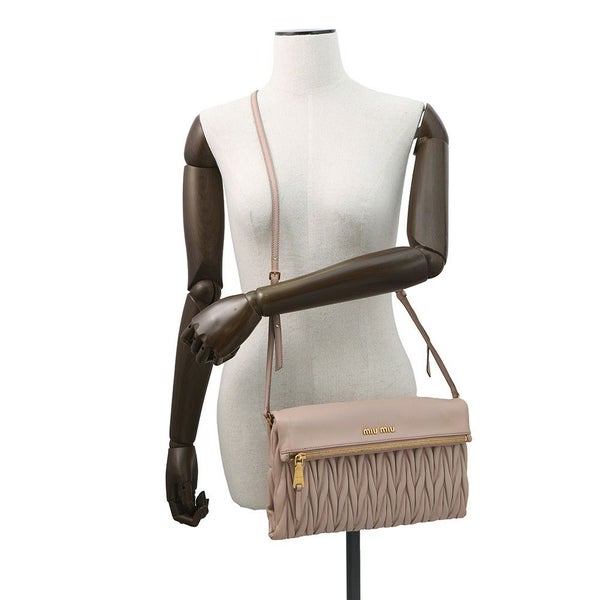 ミュウミュウ ショルダーバッグ マテラッセ クラッチ レザー RP0357 MIUMIU 2way