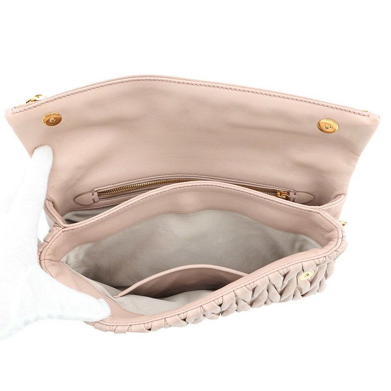 ミュウミュウ ショルダーバッグ マテラッセ クラッチ レザー RP0357 MIUMIU 2way