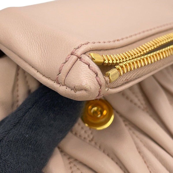 ミュウミュウ ショルダーバッグ マテラッセ クラッチ レザー RP0357 MIUMIU 2way