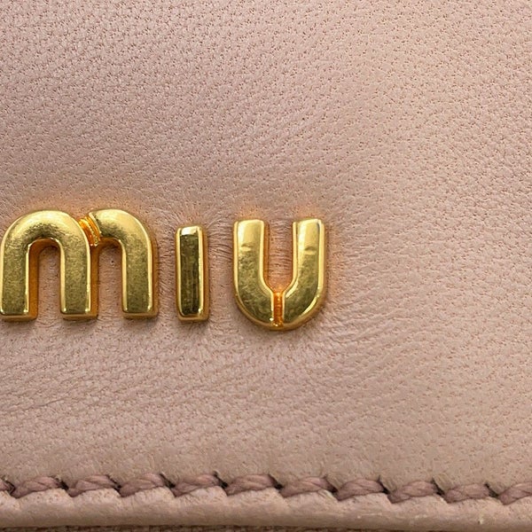 ミュウミュウ ショルダーバッグ マテラッセ クラッチ レザー RP0357 MIUMIU 2way