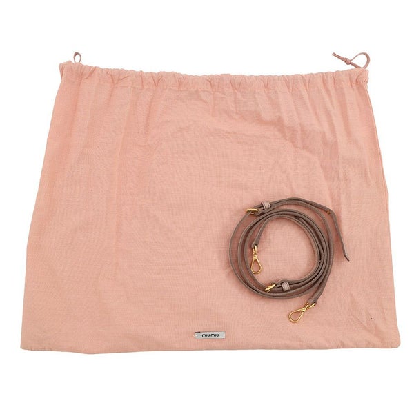 ミュウミュウ ショルダーバッグ マテラッセ クラッチ レザー RP0357 MIUMIU 2way