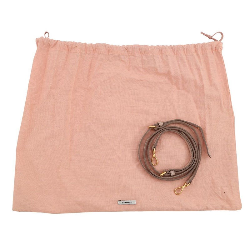 ミュウミュウ ショルダーバッグ マテラッセ クラッチ レザー RP0357 MIUMIU 2way