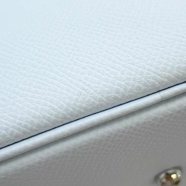 エルメス ボリード1923 25 ヴェルソ ブルーブリュム/クレ/シルバー金具 エプソン Z刻印 2wayショルダー