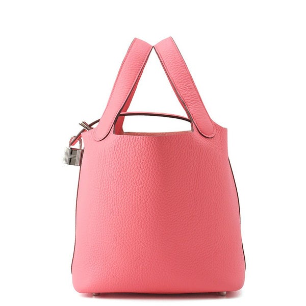 エルメス ハンドバッグ ピコタンロックPM ローズアザレ/シルバー金具 トリヨンクレマンス W刻印