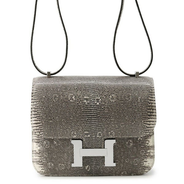 エルメス ミニ コンスタンス3 ミロワール オンブレ/シルバー金具 リザード K刻印