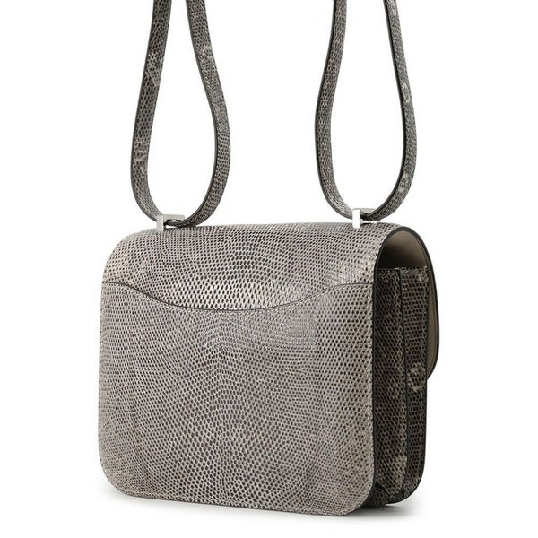 エルメス ミニ コンスタンス3 ミロワール オンブレ/シルバー金具 リザード K刻印