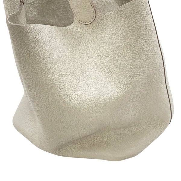 エルメス ハンドバッグ ピコタンロックGM ベトン/ゴールド金具 トリヨンクレマンス C刻印