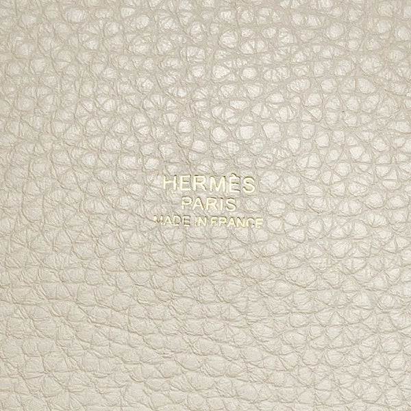 エルメス ハンドバッグ ピコタンロックGM ベトン/ゴールド金具 トリヨンクレマンス C刻印