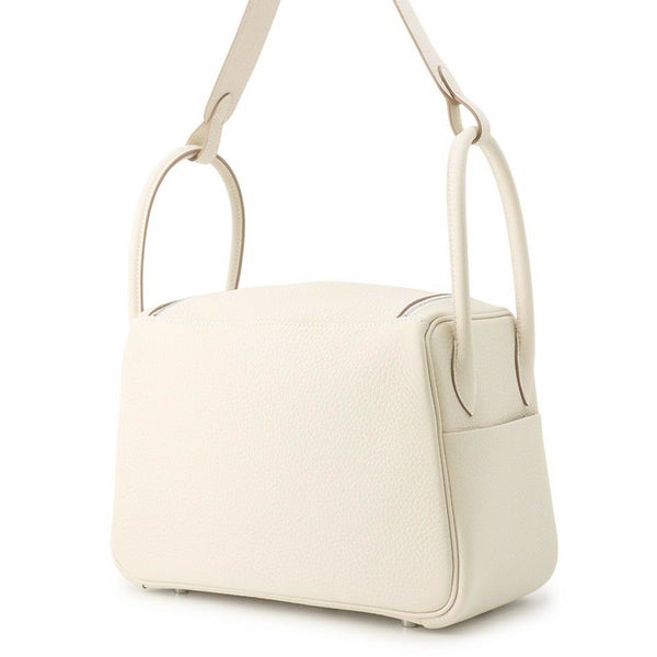 エルメス リンディ26 クレ/シルバー金具 トリヨンクレマンス K刻印 HERMES 2wayショルダー