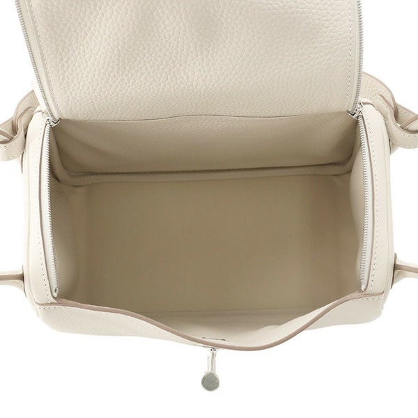 エルメス リンディ26 クレ/シルバー金具 トリヨンクレマンス K刻印 HERMES 2wayショルダー