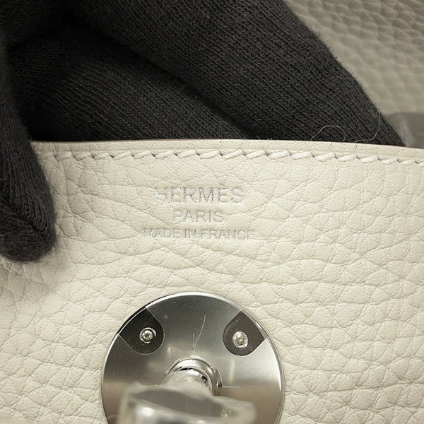 エルメス リンディ26 クレ/シルバー金具 トリヨンクレマンス K刻印 HERMES 2wayショルダー