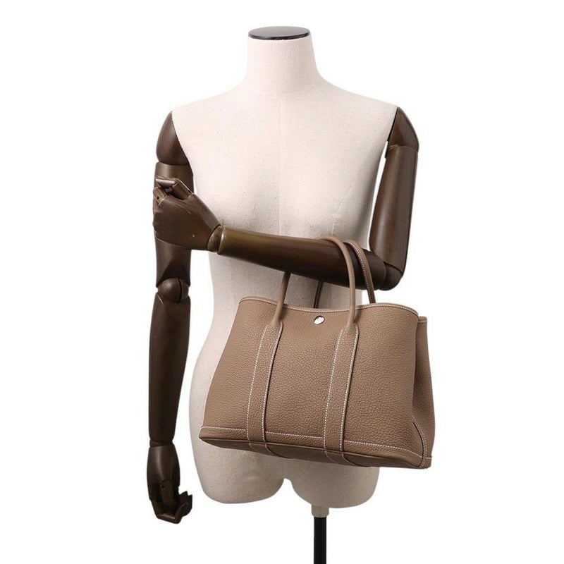 エルメス トートバッグ ガーデンパーティTPM エトゥープ/シルバー金具 ネゴンダ K刻印