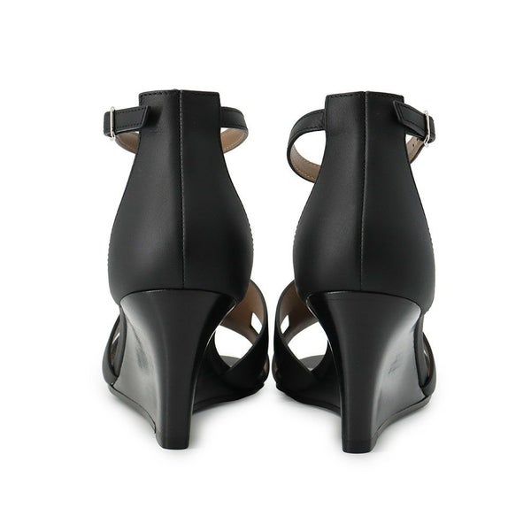 エルメス サンダル レジェンド カーフレザー レディースサイズ35 HERMES 靴 黒