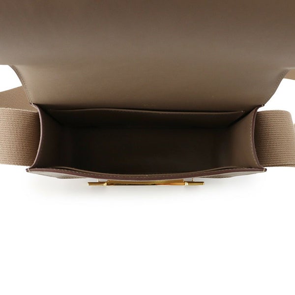 エルメス ショルダーバッグ ゲタ エトゥープ/ゴールド金具 シェブルミゾル B刻印 HERMES バッグ